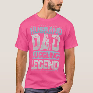 The Juggling Legend Retro Circus Men Juggling T-Shirt