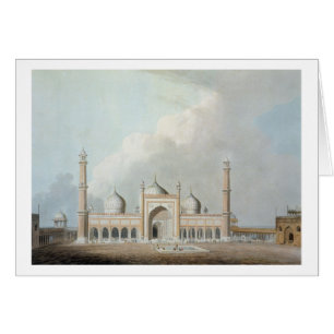The Jummah Musjed, Delhi, plate XXIII from 'Orient