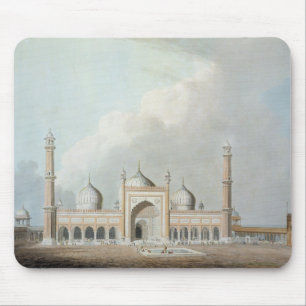 The Jummah Musjed, Delhi, plate XXIII from 'Orient Mouse Mat