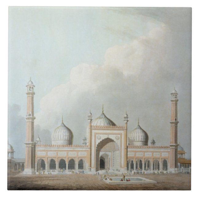 The Jummah Musjed, Delhi, plate XXIII from 'Orient Tile (Front)