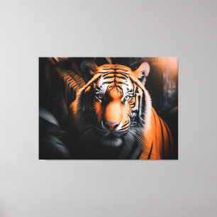The Jungle King - Tiger Canvas Print