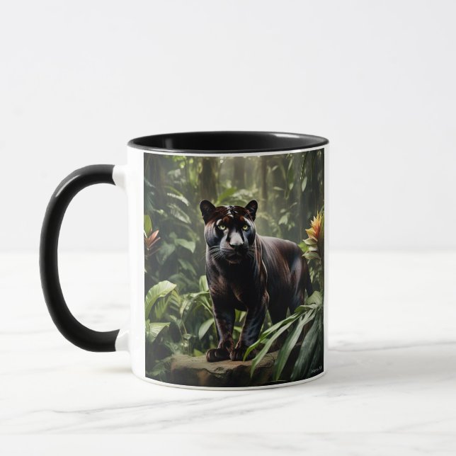 The Jungle Panther" Mug (Left)