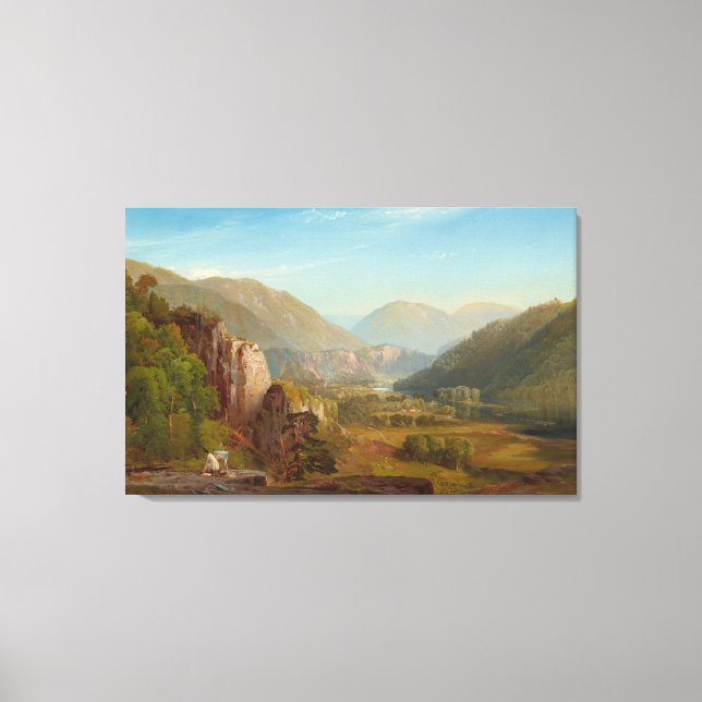 The Juniata River, Pennsylvania by Thomas Moran Canvas Print (Front)