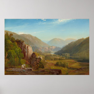 The Juniata River, Pennsylvania by Thomas Moran Poster