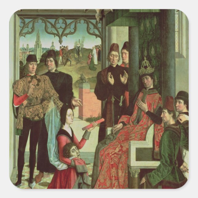 The Justice of the Emperor Otto: Trial by Fire Square Sticker (Front)