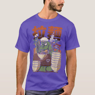 the kaiju ramen fight funny japan food T-Shirt