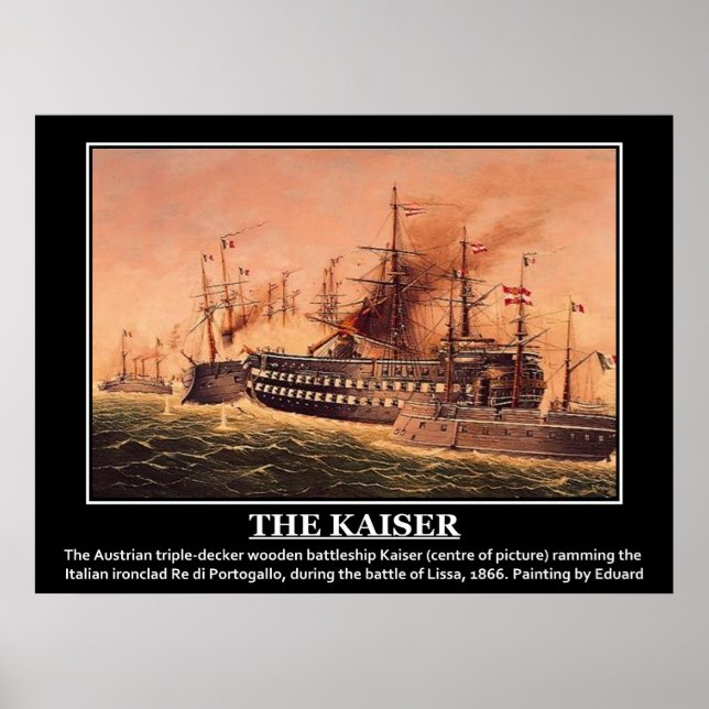 The Kaiser Imperial Austrian Navy Vintage Image Poster (Front)