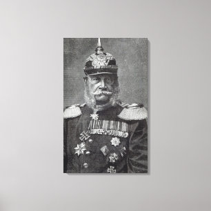 The Kaiser Wilhelm, from 'Leisure Hour', 1888 Canvas Print