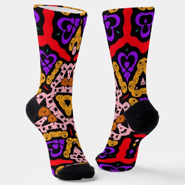  the kaleidoscope of life socks (Angled)
