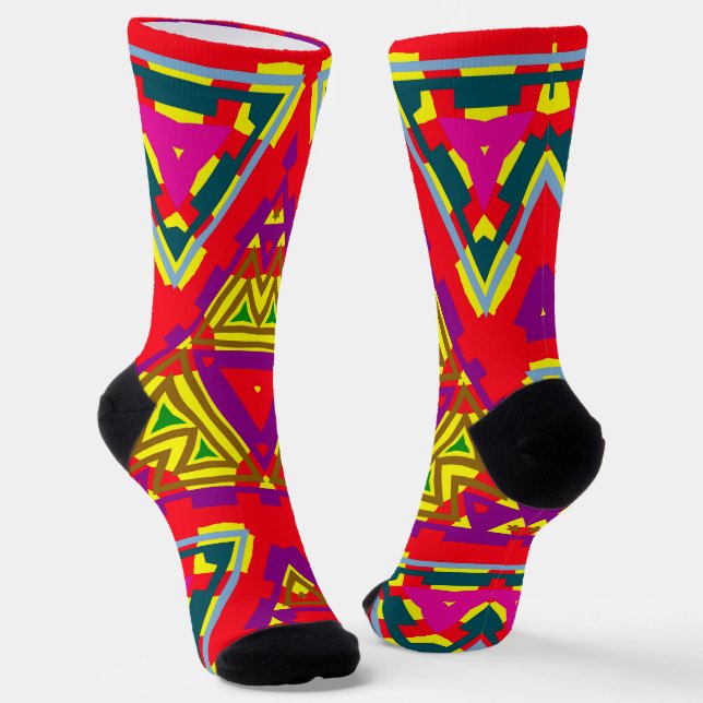  the kaleidoscope of life socks (Angled)