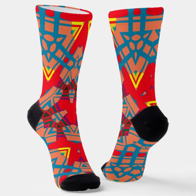  the kaleidoscope of life socks (Angled)