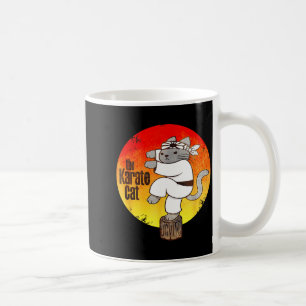 the Karate Cat Coffee Mug