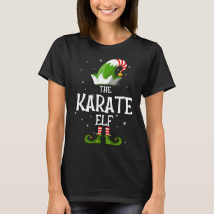 The Karate Elf Family Matching Christmas T-Shirt