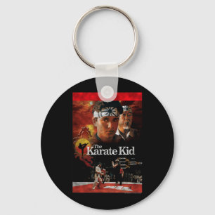 The Karate Kid Movie ster Distressed Vintage Movie Key Ring