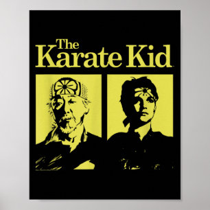 The Karate Kid Sensei and Student Vintage Photo Poster