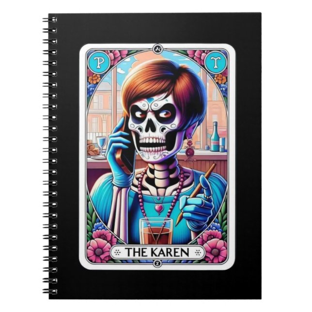 The Karen Tarot Card Notebook Collection (Front)