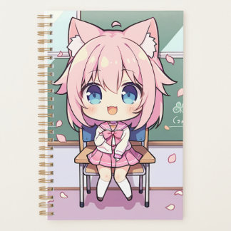 The kawaii neko in her dream classroom Planner
