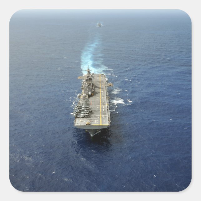 The Kearsarge Amphibious Ready Group Square Sticker (Front)