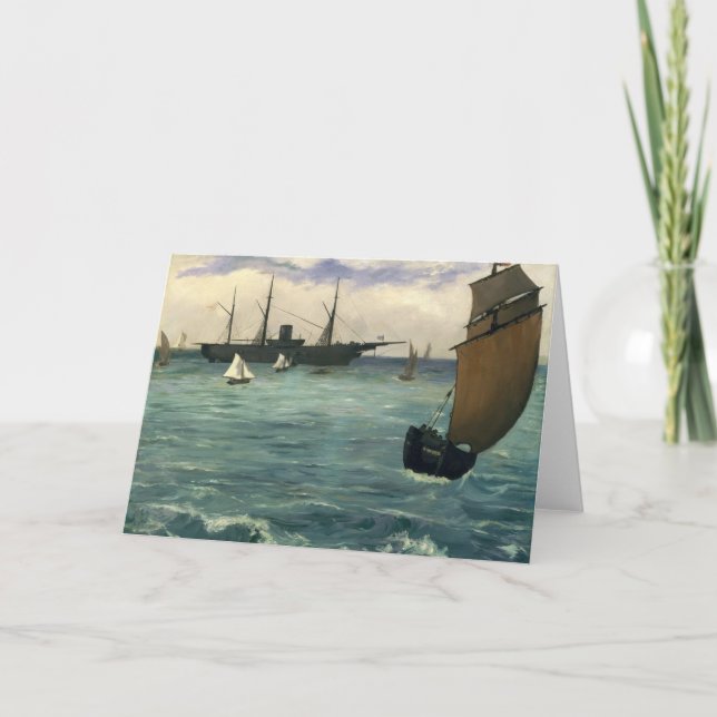 The ‘Kearsarge’ at Boulogne | Édouard Manet Card (Front)