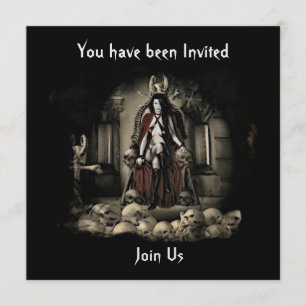 The Keep Vampire Halloween Invitation 1