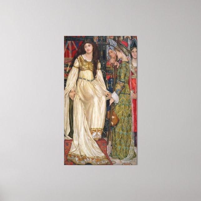The Keepsake, c. 1898-1901 by Kate Elizabeth Bunce Canvas Print (Front)