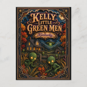 The Kelly Little Green Men Kentucky Popcut Legends Postcard