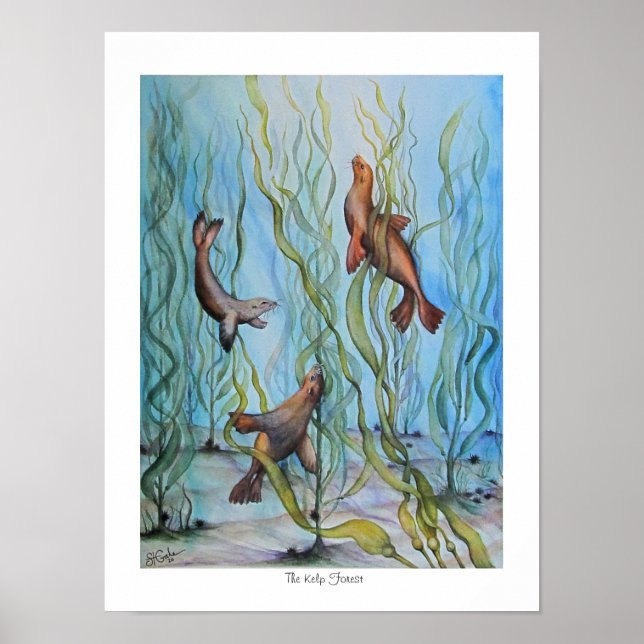 The Kelp Forest Poster (Front)