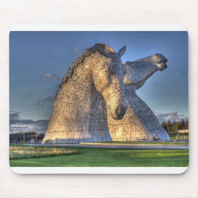 The Kelpies Falkirk 38 Mouse Mat (Front)
