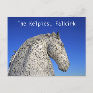 The Kelpies, Falkirk, postcard