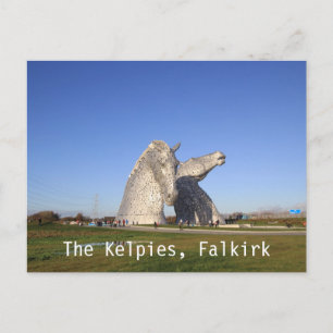 The Kelpies, Falkirk, postcard