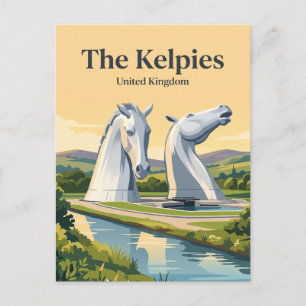The Kelpies, Falkirk, Scotland, United Kingdom Postcard