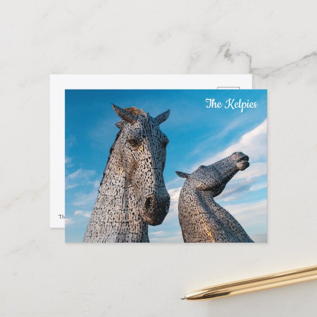 The Kelpies Holiday Postcard (Front/Back In Situ)