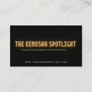 The Kenosha Spotlight Business Card