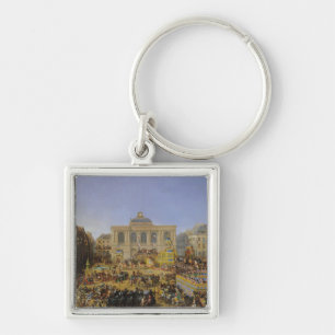 The Kermesse at Saint-Omer in 1846 Key Ring