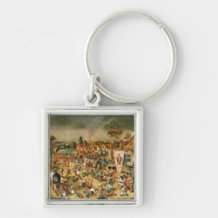 The Kermesse of the Feast of St. George Key Ring