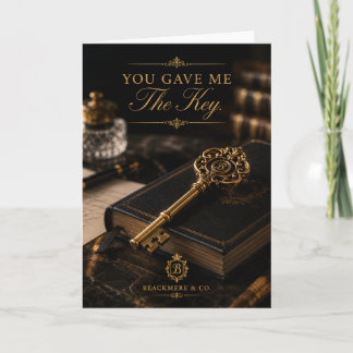The Key – Elegant Thank You Card | Blackmere & Co.