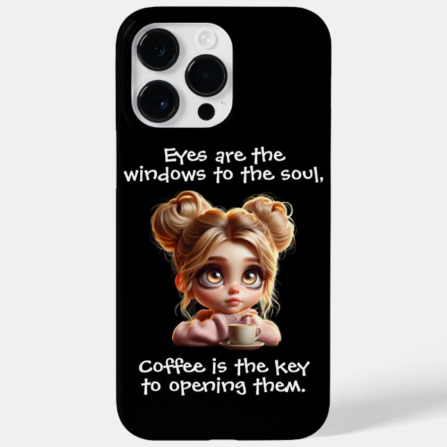 The Key Is Coffee Case-Mate iPhone Case (Back)