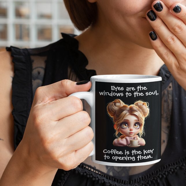The Key is Coffee Large Coffee Mug (Creator Uploaded)