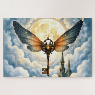 The Key of Eternity – Steampunk Wings Jigsaw Puzzle