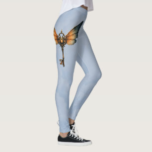 The Key of Eternity – Steampunk Wings Leggings