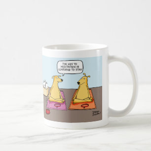 "The Key to Meditation is Learning to Stay" Mug