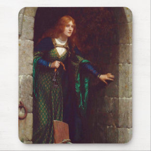 The Keys, c. 1909 by Edmund Blair Leighton Mouse Mat