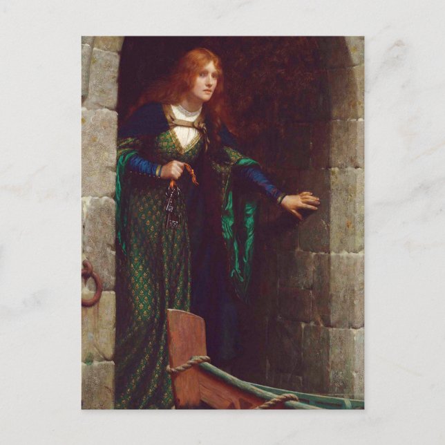 The Keys, c. 1909 by Edmund Blair Leighton Postcard (Front)