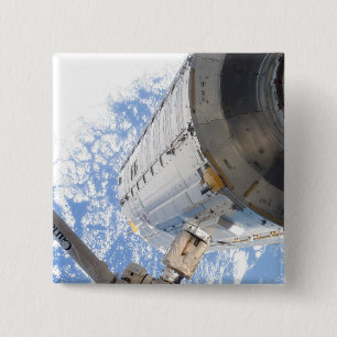 The Kibo Japanese Pressurised Module 15 Cm Square Badge