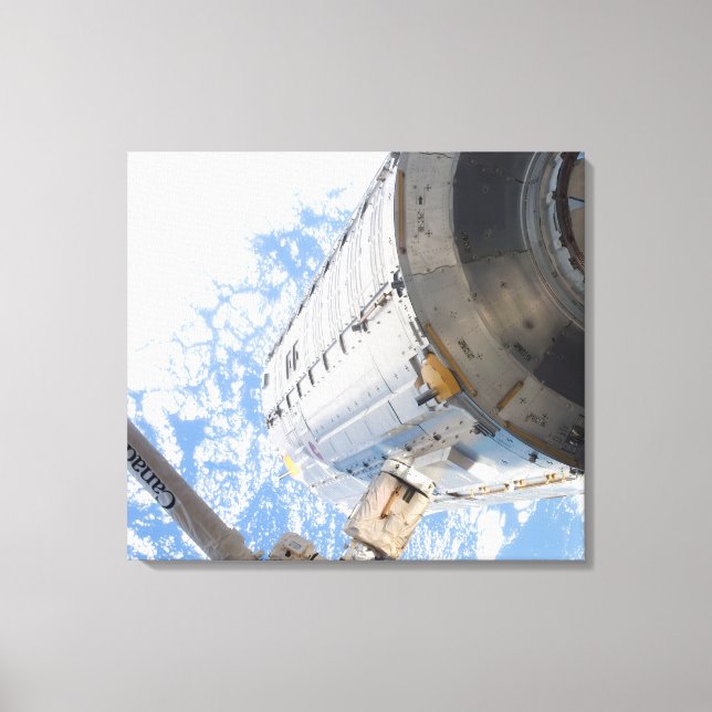 The Kibo Japanese Pressurised Module Canvas Print (Front)