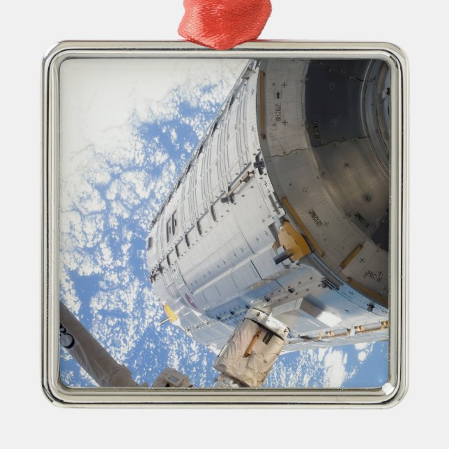 The Kibo Japanese Pressurised Module Metal Tree Decoration (Front)