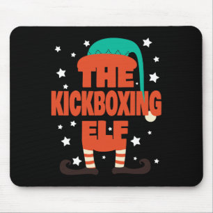 The Kickboxing Elf Christmas Pajama - Kickboxing C Mouse Mat