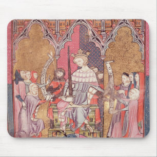 The King Administering Justice Mouse Mat