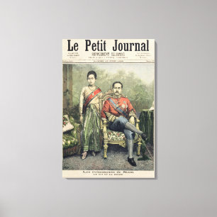 The King and Queen of Siam Canvas Print