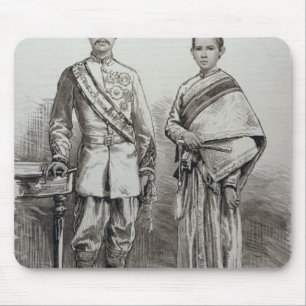 The King and Queen of Siam Mouse Mat